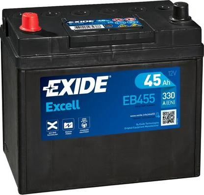 Exide EB455 - Стартерна акумуляторна батарея, АКБ autozip.com.ua