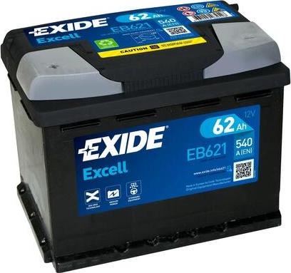Exide EB621 - Стартерна акумуляторна батарея, АКБ autozip.com.ua