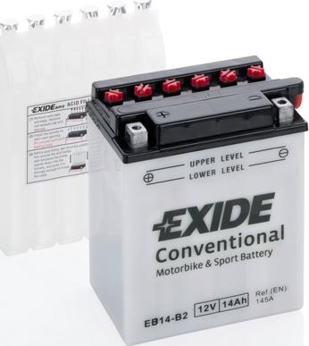 Exide EB14-B2 - Стартерна акумуляторна батарея, АКБ autozip.com.ua