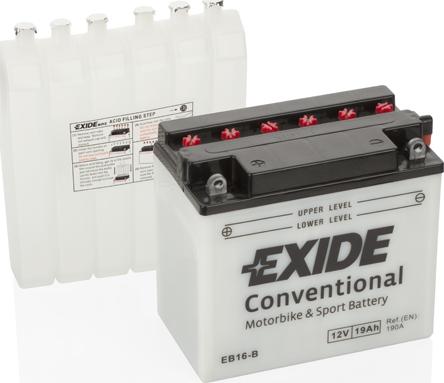 Exide EB16-B - Стартерна акумуляторна батарея, АКБ autozip.com.ua