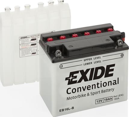 Exide EB16L-B - Стартерна акумуляторна батарея, АКБ autozip.com.ua