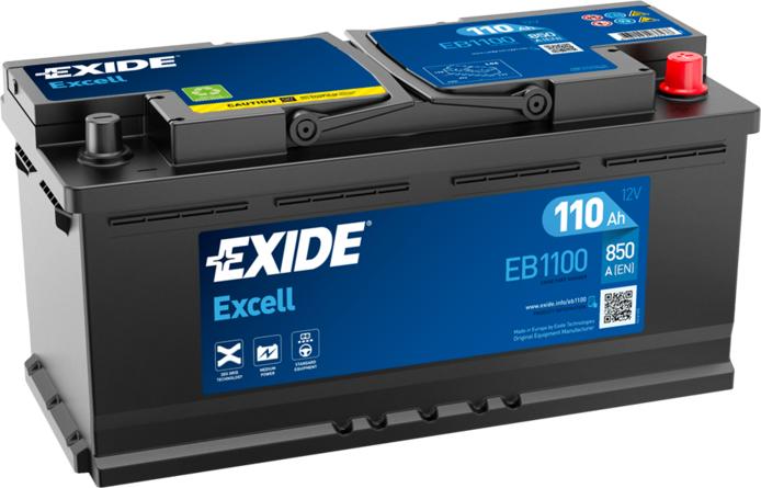 Exide EB1100 - Стартерна акумуляторна батарея, АКБ autozip.com.ua