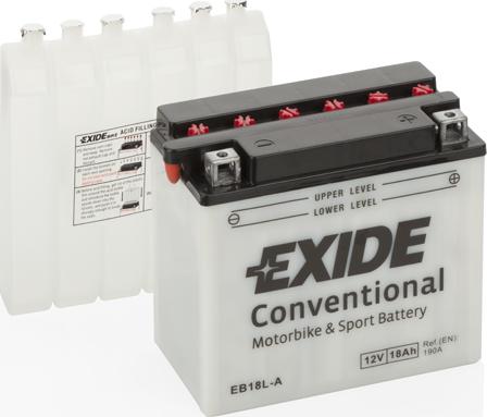 Exide EB18L-A - Стартерна акумуляторна батарея, АКБ autozip.com.ua