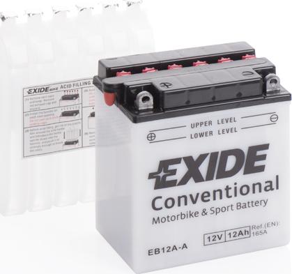 Exide EB12A-A - Стартерна акумуляторна батарея, АКБ autozip.com.ua