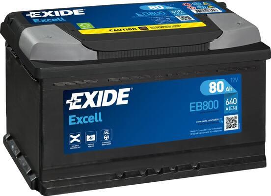 Exide EB800 - Стартерна акумуляторна батарея, АКБ autozip.com.ua