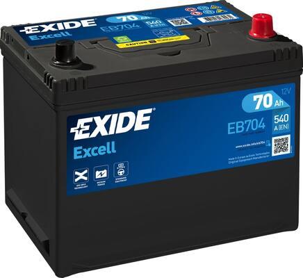 Exide EB704 - Стартерна акумуляторна батарея, АКБ autozip.com.ua