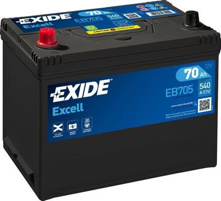 Exide EB705 - Стартерна акумуляторна батарея, АКБ autozip.com.ua