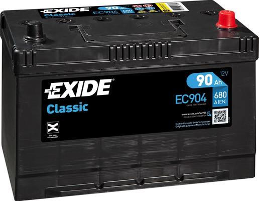 Exide EC904 - Стартерна акумуляторна батарея, АКБ autozip.com.ua
