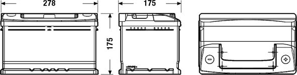 Exide EC652 - Стартерна акумуляторна батарея, АКБ autozip.com.ua