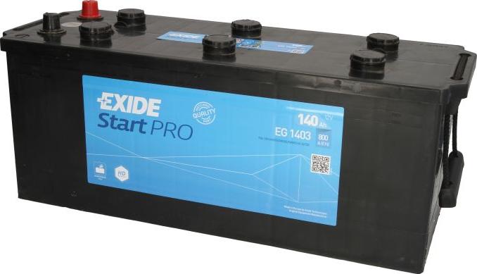 Exide EG1403 - Стартерна акумуляторна батарея, АКБ autozip.com.ua