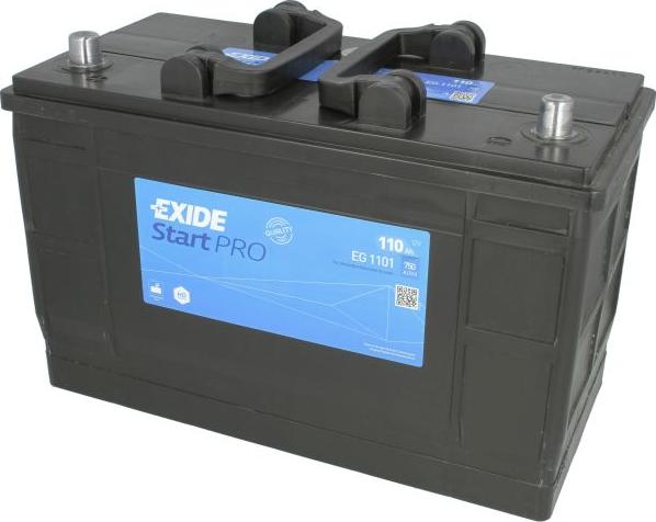 Exide EG1101 - Стартерна акумуляторна батарея, АКБ autozip.com.ua