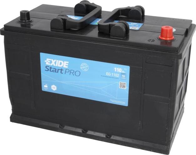 Exide EG1102 - Стартерна акумуляторна батарея, АКБ autozip.com.ua