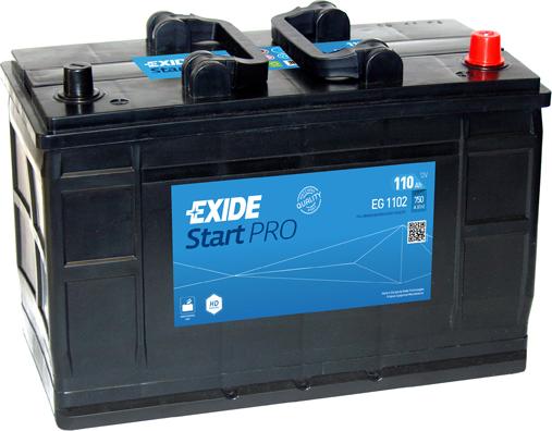 Exide EG1102 - Стартерна акумуляторна батарея, АКБ autozip.com.ua
