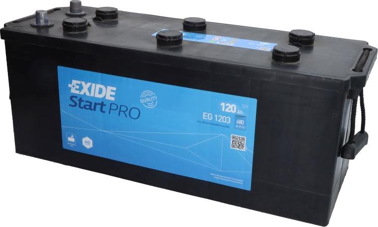 Exide EG1203 - Стартерна акумуляторна батарея, АКБ autozip.com.ua