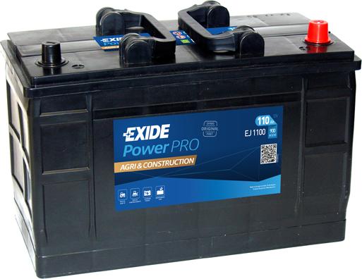 Exide EJ1100 - Стартерна акумуляторна батарея, АКБ autozip.com.ua