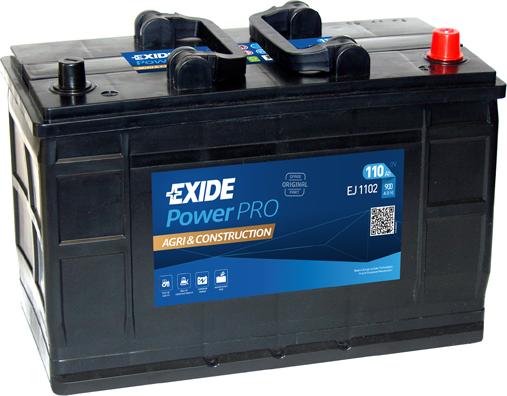 Exide EJ1102 - Стартерна акумуляторна батарея, АКБ autozip.com.ua