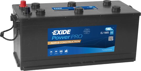 Exide EJ1805 - Стартерна акумуляторна батарея, АКБ autozip.com.ua
