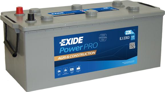 Exide EJ2353 - Стартерна акумуляторна батарея, АКБ autozip.com.ua