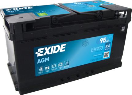 Exide EK950 - Стартерна акумуляторна батарея, АКБ autozip.com.ua