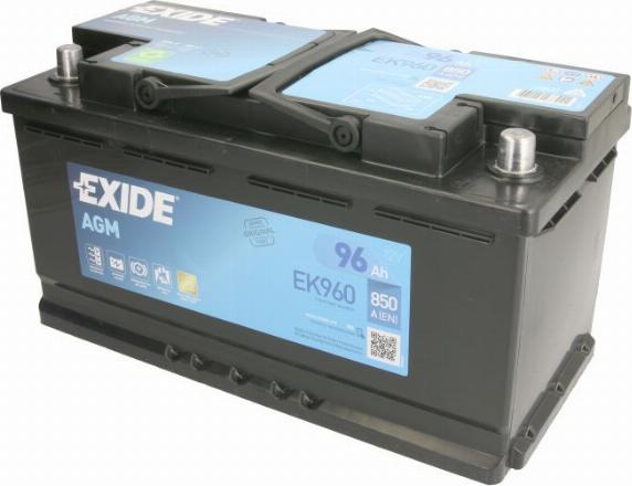 Exide EK960 - Стартерна акумуляторна батарея, АКБ autozip.com.ua