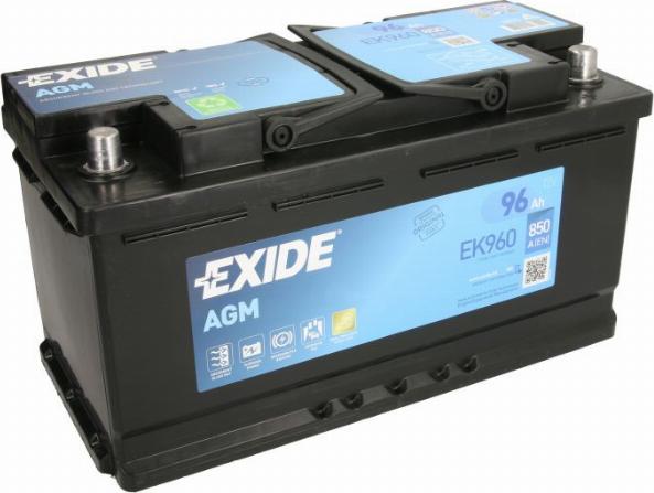 Exide EK960 - Стартерна акумуляторна батарея, АКБ autozip.com.ua