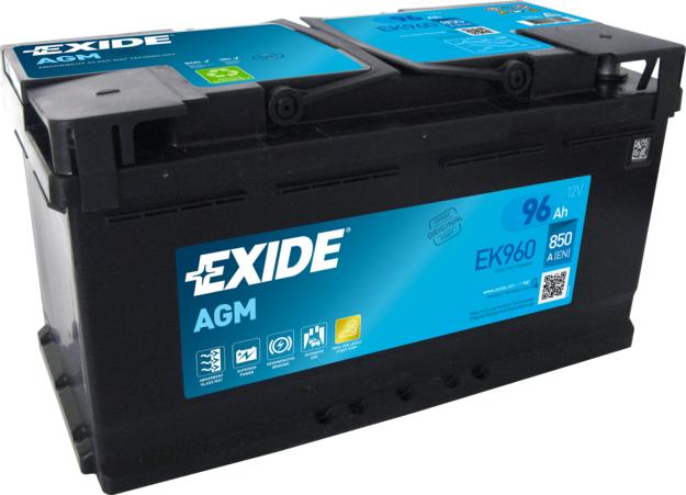 Exide EK960 - Стартерна акумуляторна батарея, АКБ autozip.com.ua