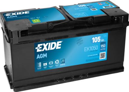 Exide EK1050 - Стартерна акумуляторна батарея, АКБ autozip.com.ua