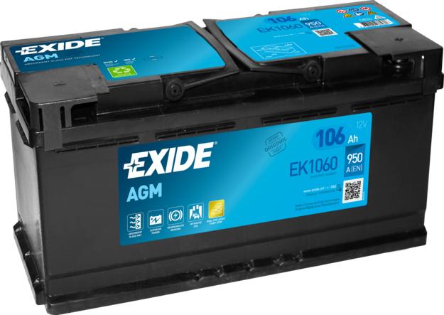 Exide EK1060 - Стартерна акумуляторна батарея, АКБ autozip.com.ua