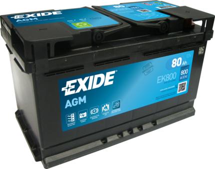 Exide EK800 - Стартерна акумуляторна батарея, АКБ autozip.com.ua