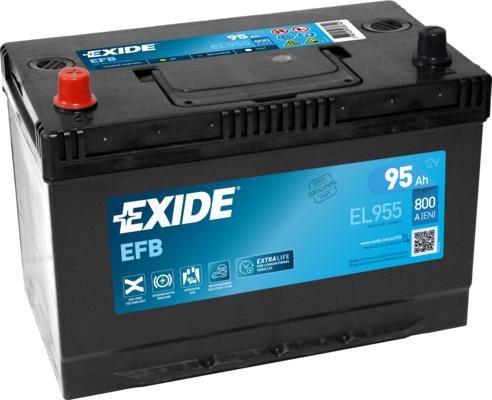 Exide EL955 - Стартерна акумуляторна батарея, АКБ autozip.com.ua