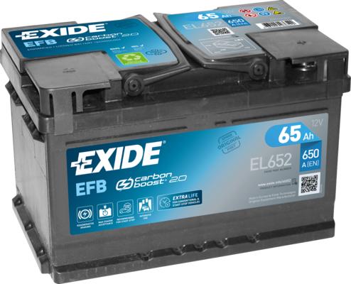 Exide EL652 - Стартерна акумуляторна батарея, АКБ autozip.com.ua