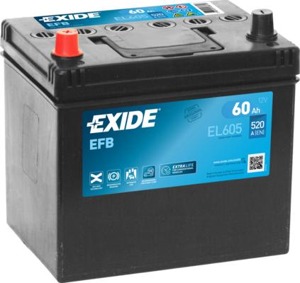 Exide EL605 - Стартерна акумуляторна батарея, АКБ autozip.com.ua