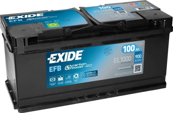 Exide EL1000 - Стартерна акумуляторна батарея, АКБ autozip.com.ua