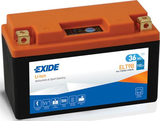 Exide ELT9B - Стартерна акумуляторна батарея, АКБ autozip.com.ua