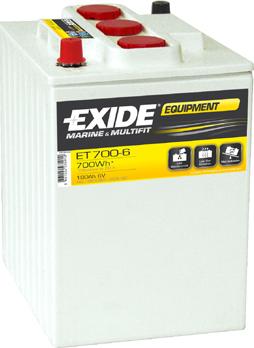 Exide ET700-6 - Стартерна акумуляторна батарея, АКБ autozip.com.ua