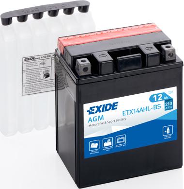 Exide ETX14AHL-BS - Стартерна акумуляторна батарея, АКБ autozip.com.ua