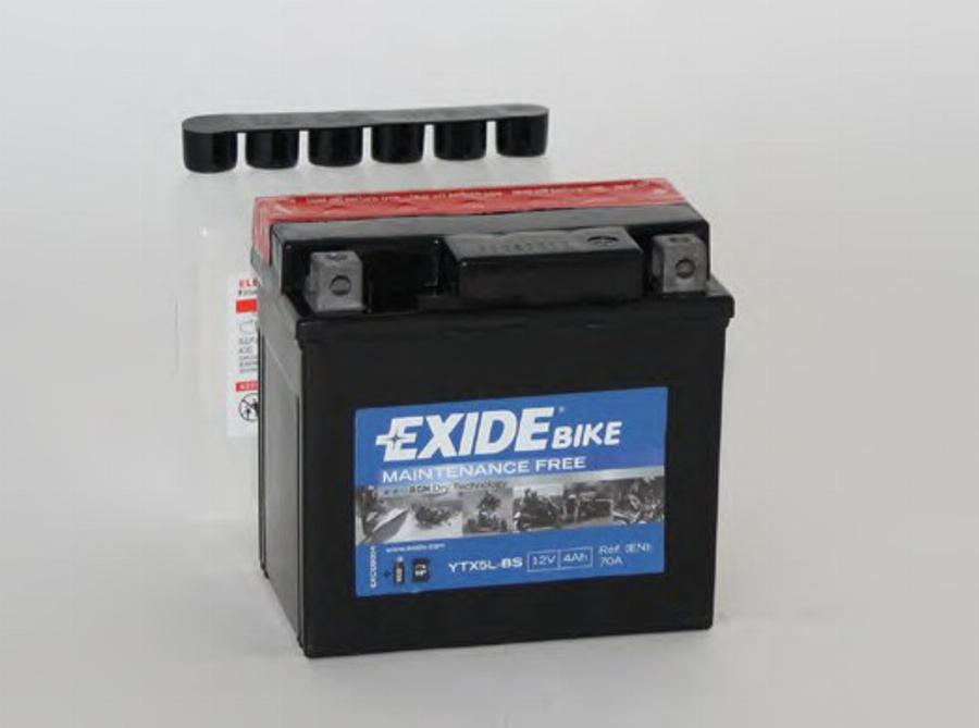 Exide YTX5L-BS - Стартерна акумуляторна батарея, АКБ autozip.com.ua