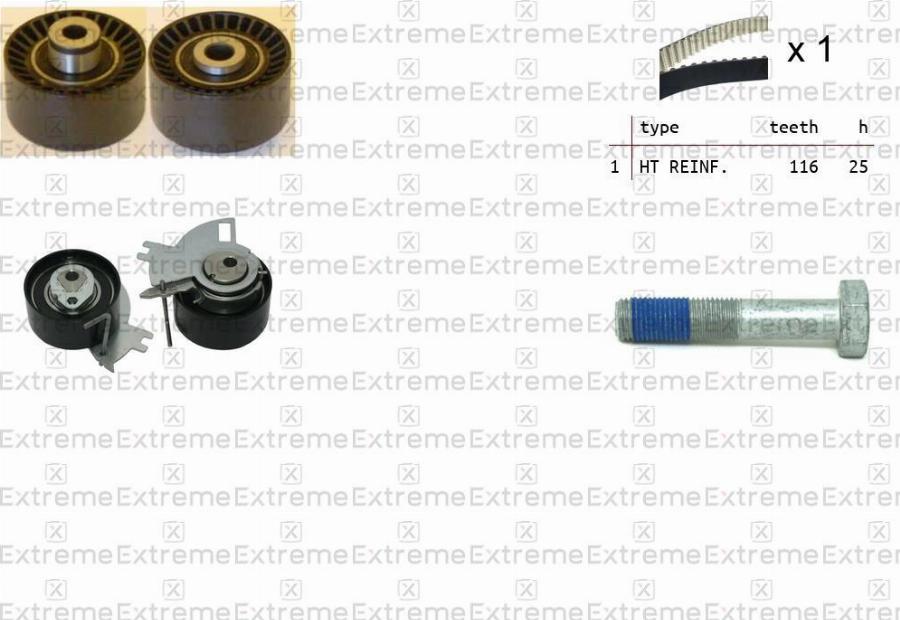 EXTREME 99990099 - Комплект ременя ГРМ autozip.com.ua