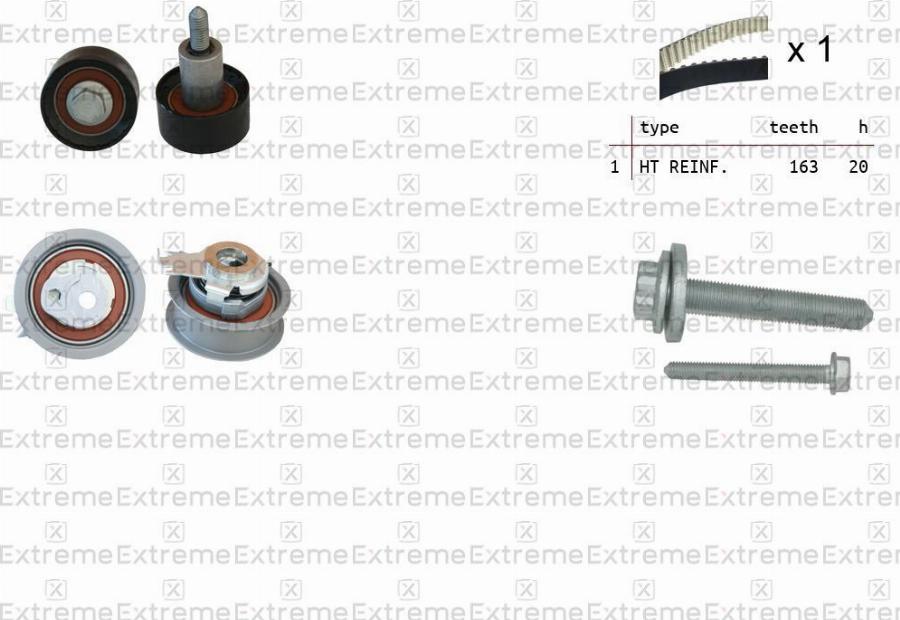 EXTREME 99990095 - Комплект ременя ГРМ autozip.com.ua