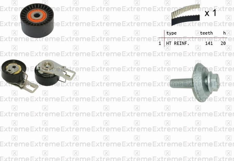 EXTREME 99990098 - Комплект ременя ГРМ autozip.com.ua