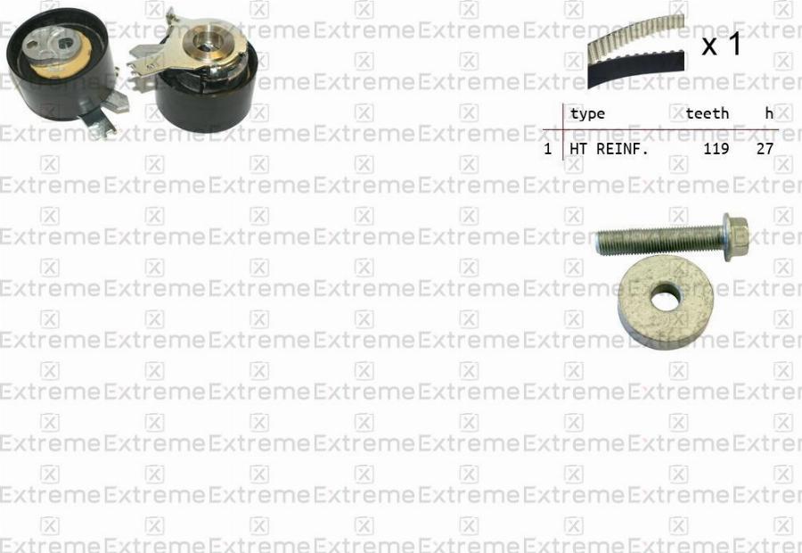 EXTREME 99990093 - Комплект ременя ГРМ autozip.com.ua