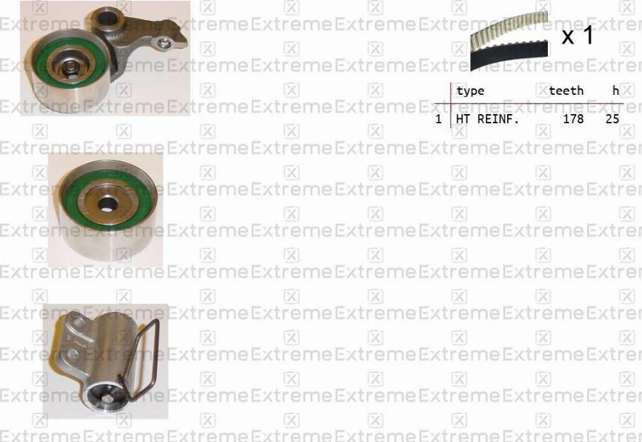 EXTREME 99990049 - Комплект ременя ГРМ autozip.com.ua