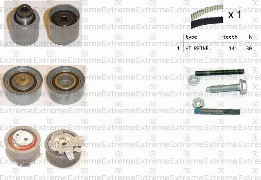 EXTREME 99990044 - Комплект ременя ГРМ autozip.com.ua