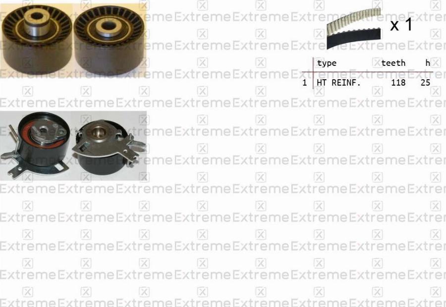 EXTREME 99990059 - Комплект ременя ГРМ autozip.com.ua