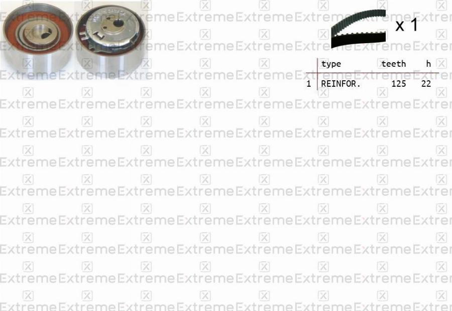 EXTREME 99990054 - Комплект ременя ГРМ autozip.com.ua