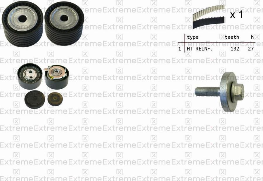 EXTREME 99990064 - Комплект ременя ГРМ autozip.com.ua