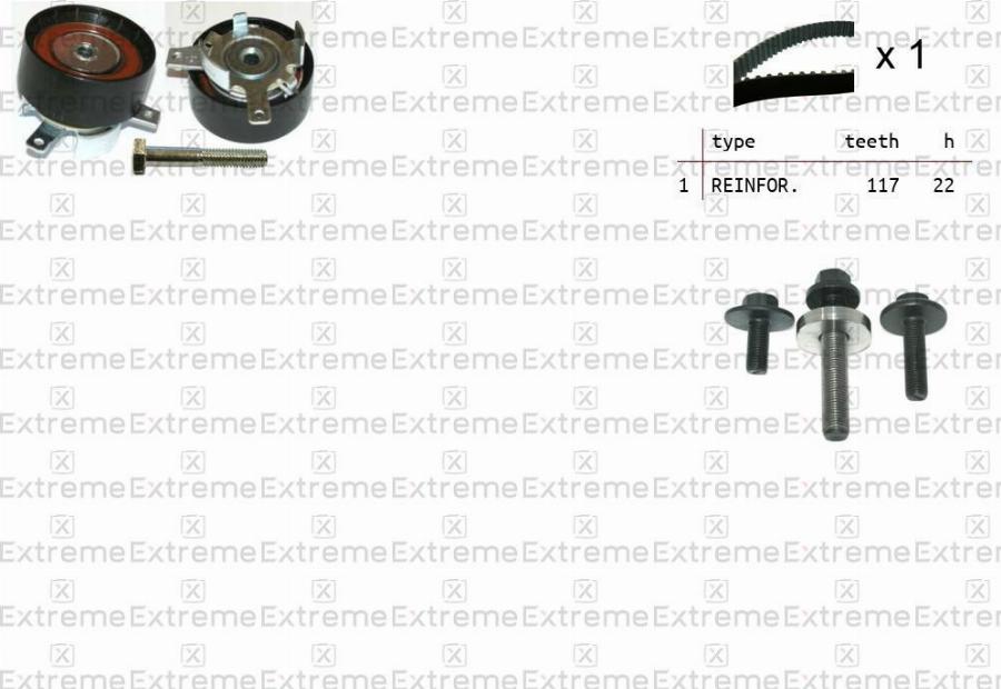 EXTREME 99990067 - Комплект ременя ГРМ autozip.com.ua