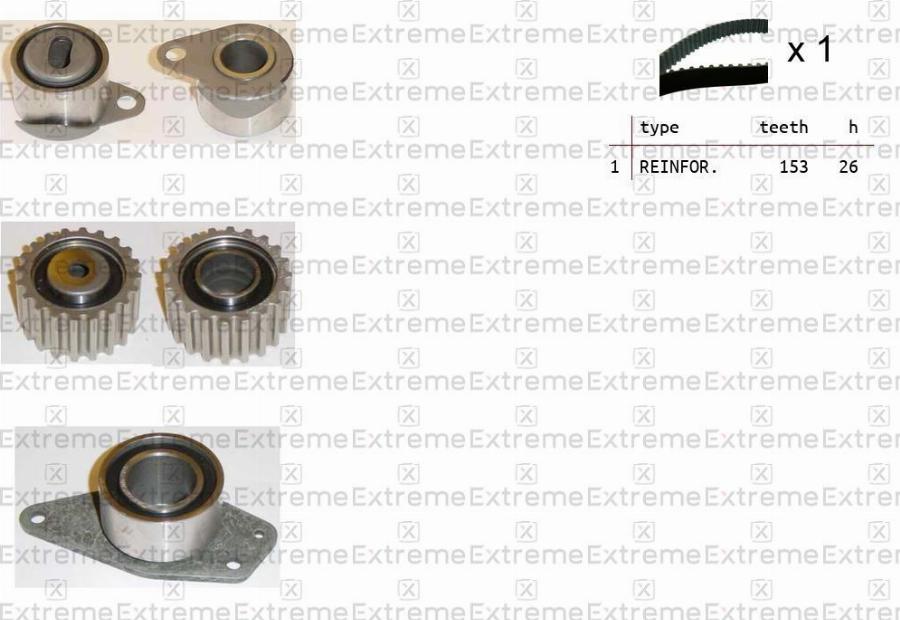 EXTREME 99990009 - Комплект ременя ГРМ autozip.com.ua