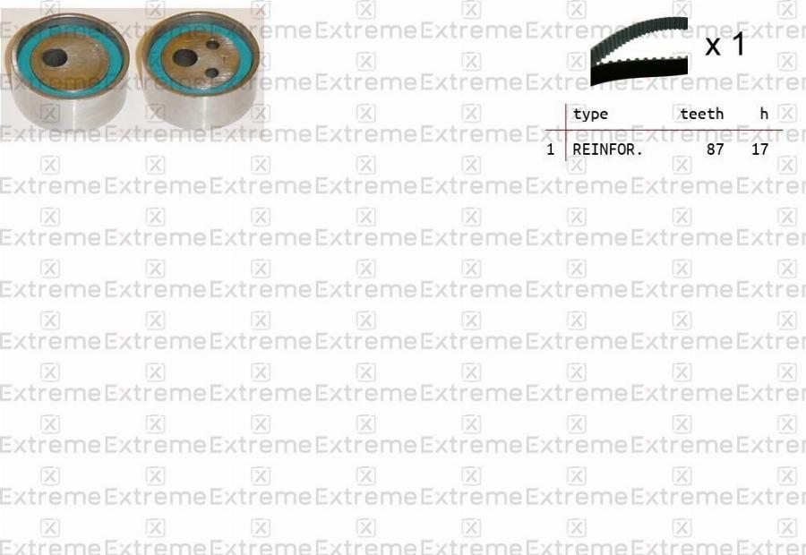EXTREME 99990004 - Комплект ременя ГРМ autozip.com.ua