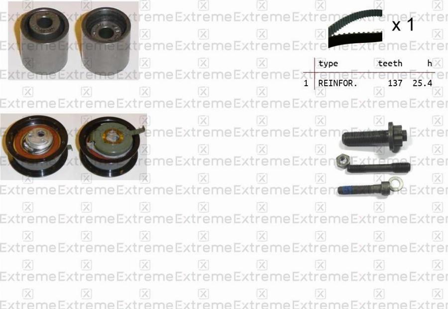 EXTREME 99990006 - Комплект ременя ГРМ autozip.com.ua